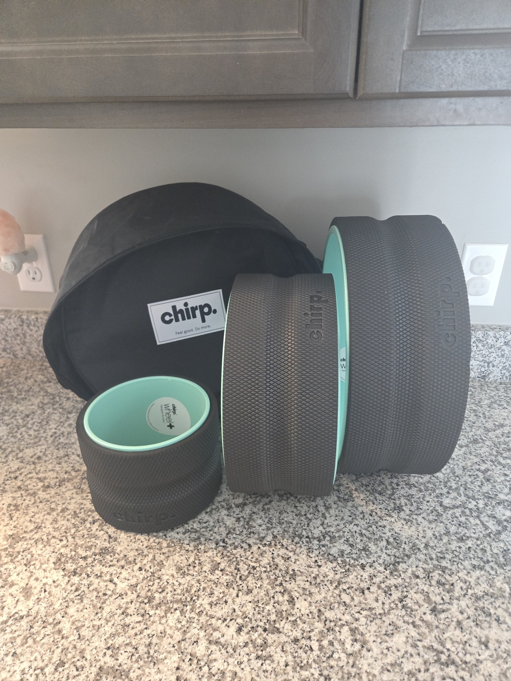Chirp Wheel+ 3-Pack Back Pain Relief Set with Travel Case